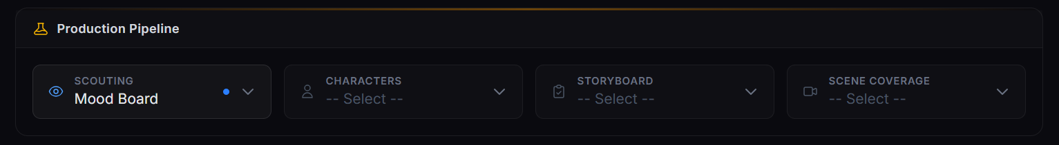 Mood Board pipeline tab